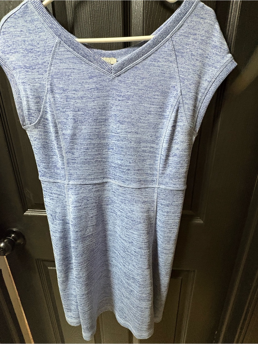Talbots Heathered Light Blue Knit Top